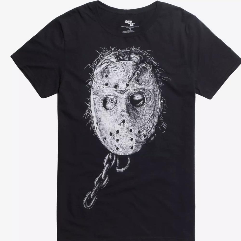 Friday the 13th Black Out Tee From Hot Topic - Picture 3 of 3